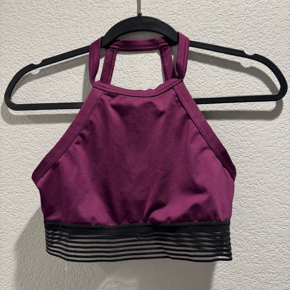 Victoria’s Secret Sport Plum High-Neck Sports Bra